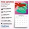 Brush Dance; But First Coffee | 2027 12 x 24 Inch (Hanging) Monthly Square Wall Calendar | Plastic-Free; Category:Wall Calendars; Image:7